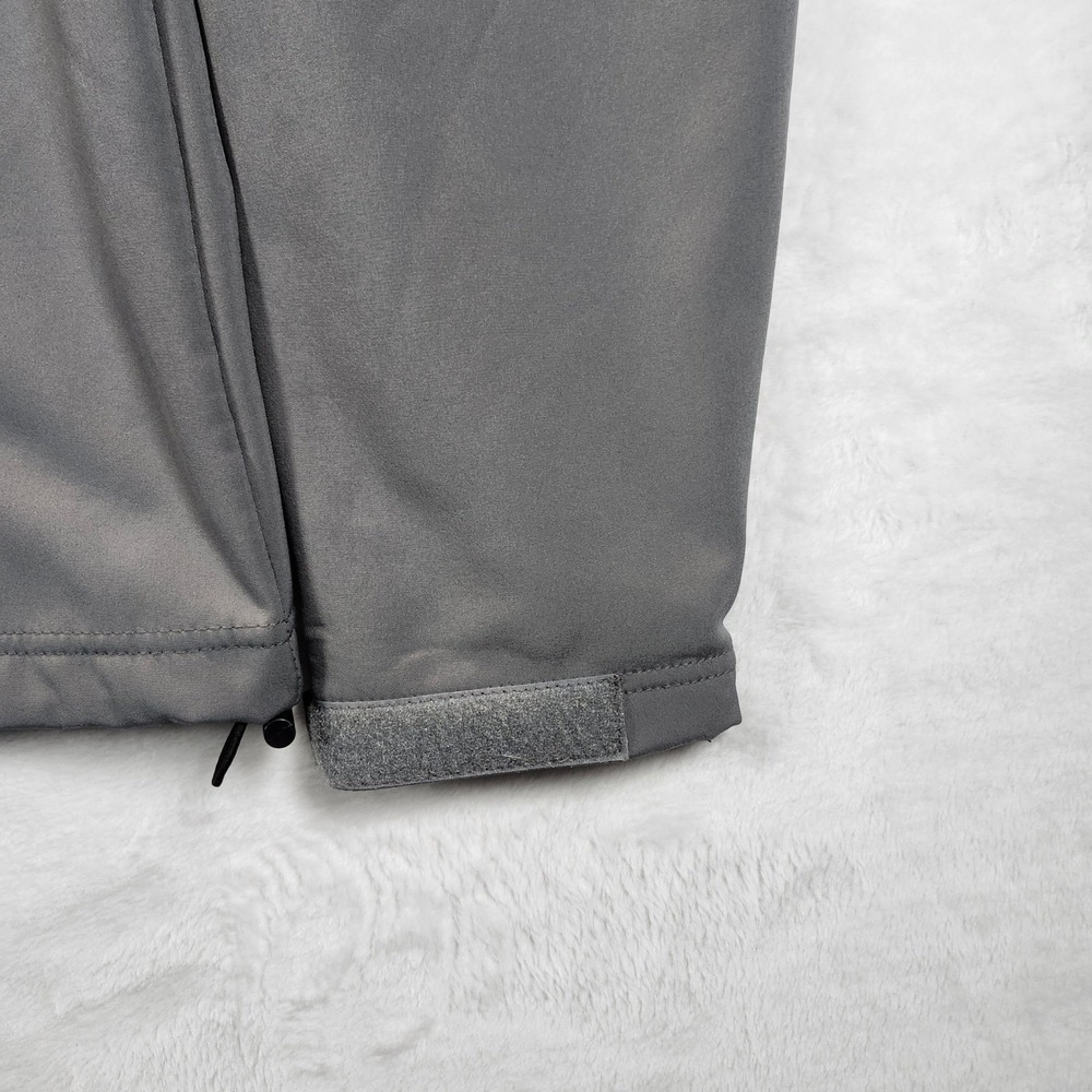 Spring Mountain Fleecewear Co. Soft Shell Jacket Gray Full Zip Pockets XS - Picture 6 of 7